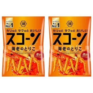 湖池屋 玉米棒 蝦子風味 77g, 2包