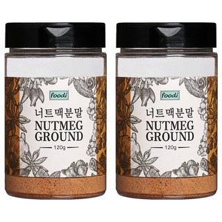 foodi 肉豆蔻粉, 120g, 2個