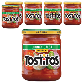 TOSTITOS 莎莎醬 中等辣度, 439.4g, 6罐