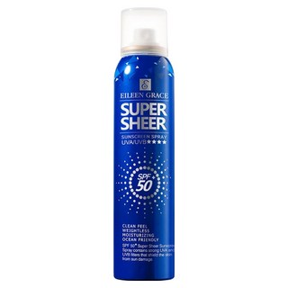 EILEEN GRACE 妍霓絲 SPF50 清爽沁涼防曬噴霧 180ml 海洋友善 Super Sheer, 1瓶