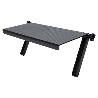 掛式螢幕上方置物架, ABS材質, 穿針引線款, 30 x 12.5公分, 黑色, 1個