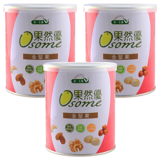 統一生機 果然優 全堅果, 300g, 3罐