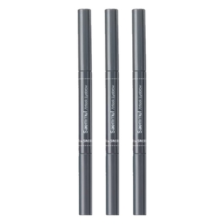 THe SaeM 得鮮 自然柔順持色 眉筆+眉刷 一筆快速完妝, 05 自然棕, 3支