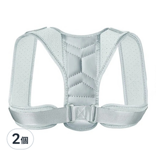 MagiDeal 隱形防駝背姿勢矯正帶 灰色, M, 2個
