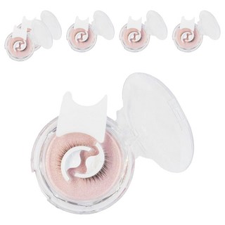 自黏假睫毛 人造纖維材質, 自然短款, 2組