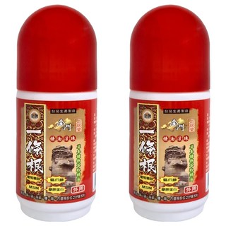 金牌金門一條根 上辰堂 金門一條根萄葡糖胺精油滾珠 60ml, 2瓶, 1組