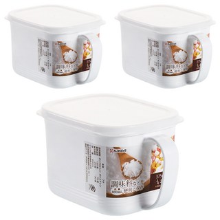 NAKAYA 密封提把收納盒 K494 800ml, 1組, 3個