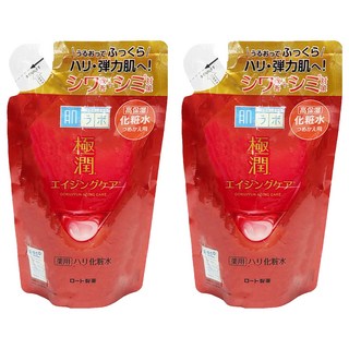 Hadalabo 肌研 極潤抗皺緊緻化妝水補充包 高保濕, 170ml, 2包