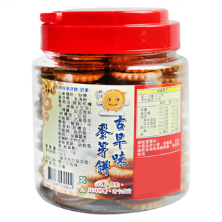 新錤 原味麥芽餅, Q軟不黏牙, 香味十足, 老少咸宜健康美食, 450g, 1罐