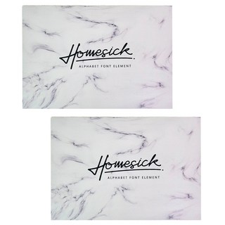 Homesick 矽藻土吸水軟地墊, 白色大理石, 60 x 40cm, 2片