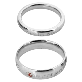 馥瑰馨盛 男女圈著愛情耀鑽戒指 5g 2個