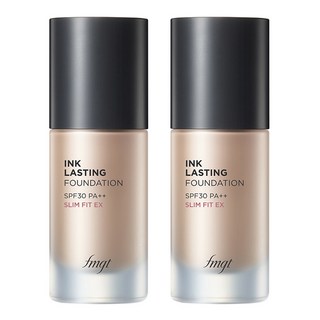 THE FACE SHOP 菲詩小舖 升級版貼妝持久粉底液, N201, 2瓶