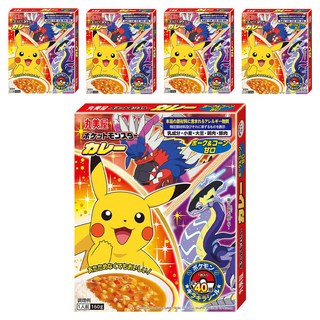 丸美屋 玉米甘口咖哩 豬肉 + 玉米 寶可夢, 160g, 5盒