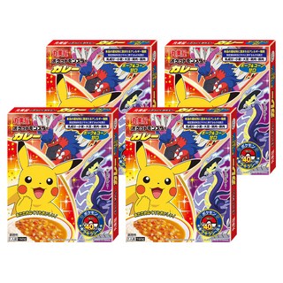 丸美屋 玉米甘口咖哩 豬肉 + 玉米 寶可夢, 160g, 4盒