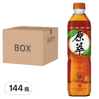 原萃 日式焙香煎茶 無糖 無香料 獨家雲霧工法 100%日本靜岡茶葉, 580ml, 144瓶
