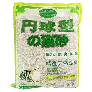單球型貓砂 粗, 無香, 10L, 1包
