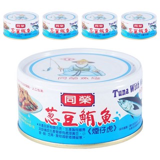 同榮 蔥豆鮪魚 煙仔虎 185g, 5罐
