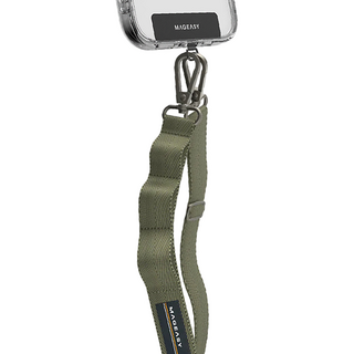 MAGEASY 二合一掛繩 + 掛繩片組 - 20mm寬 可調節長度, 無畏綠, 1組