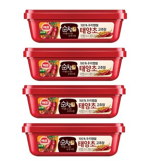 SAJO Haepyo 韓式辣椒醬, 170g, 4個