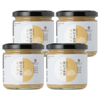TOMOliving 友好生活 純白芝麻醬 無添加 台灣產, 200ml, 4罐
