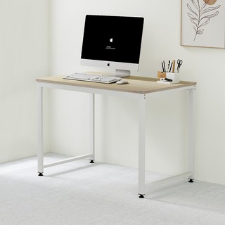 소프시스 알파 스퀘어 테이블 1060, 오크판넬 + 화이트프레임