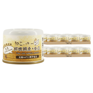 Neko 吶一口 全齡貓 機能主食罐, 鮪魚 + 南瓜, 60g, 48罐