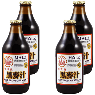 崇德發 黑麥汁, 330ml, 4瓶