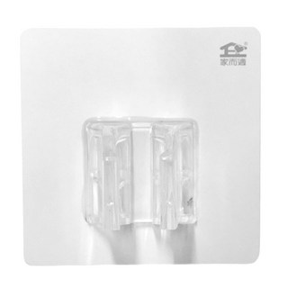 家而適 免釘鑽無痕蓮蓬頭架 適用光滑凹凸表面 強力承重 安裝簡便, 10 x 10cm, 0148, 1個