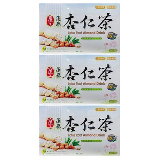 京工 蓮藕杏仁茶 減糖, 30g, 10包, 3盒