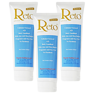 Aveeno 原型燕麥膠體AD身體滋潤乳液 含蘆薈與乳木果油 無香料與染料, 240ml, 3條