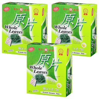 天仁茗茶 原片 鮮綠茶 茶包個別包裝 保持新鮮 滋味甘醇, 2.8g, 40包, 3盒