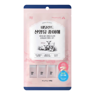 Chogong 朝貢 營養蔬菜肉泥 貓犬用, 我愛有機山羊奶+雞胸肉, 60g, 1袋
