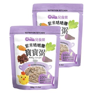 Chila 兒食樂 寶寶粥 150g 台灣食材 無添加物 添加紅藜麥, 2包
