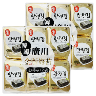 廣川海苔 韓國產 全羅道海苔, 42g, 2袋