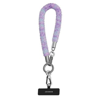 MAGEASY 8.3mm Wrist Strap 手腕掛繩片組, 1個, 絨毛紫