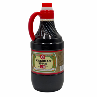 KIKKOMAN 龜甲萬 甘醇醬油 天然發酵 適用於各種料理烹調法, 1.6L, 1瓶