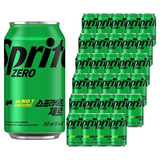 스프라이트 제로 사이다, 350ml, 48개