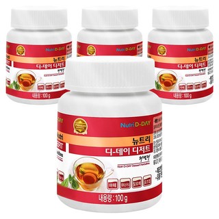 뉴트리디데이 디저트 허벌티, 100g, 1개입, 4개