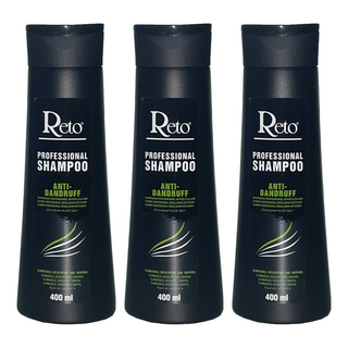 Reto 專業深層抗屑洗髮精 400ml 含保濕功能, 3瓶
