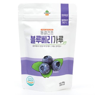 Sanmaeul Foods 冷凍乾燥藍莓粉, 90g, 1個
