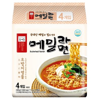 蕎麥泡麵, 4包