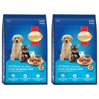 SmartHeart 慧心 幼犬配方 乾飼料, 雞肉 + 蛋奶口味, 2.7kg, 2袋