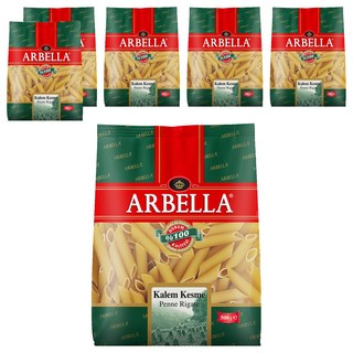 ARBELLA 阿貝拉 雙尖通心麵 100%杜蘭小麥 無鹽無調味 有紋路, 500g, 6包