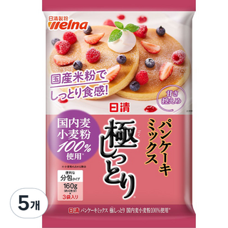 日清 極致濕潤鬆餅粉, 480g, 5個