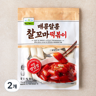 칠갑농산 매콤달콤 찰꼬마 떡볶이, 360g, 2개