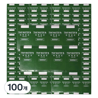 트랩마스터 위켐 강력한 바퀴벌레 끈끈이 바퀴파크 트랩, 100개, 2g