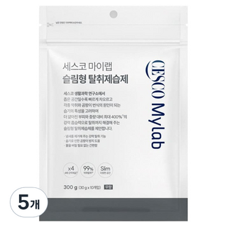 세스코마이랩 슬림형 탈취제습제 10p, 300g, 5개