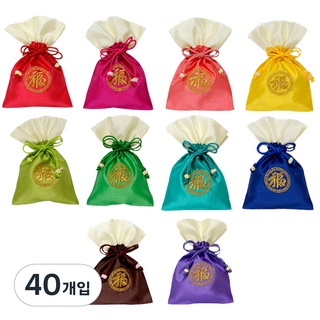 傳統金刺繡福袋 小 11cm, 隨機出貨, 40入