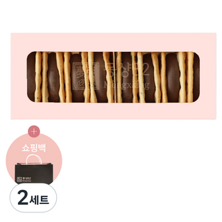 몽샹82 누가크래커 초코 8p 선물세트 + 쇼핑백, 단품, 2세트