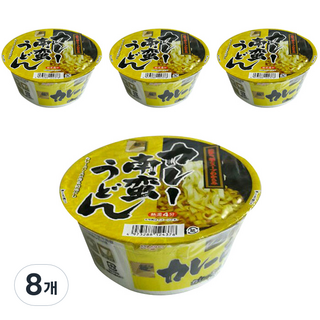 咖哩烏龍麵 碗裝, 81g, 8入